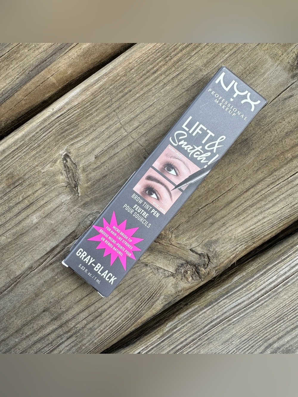 NYX Lift & Snatch Brow Tint Pen — Gray-Black